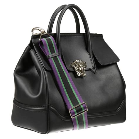 borsa versace gita nera|Borse a spalla donna .